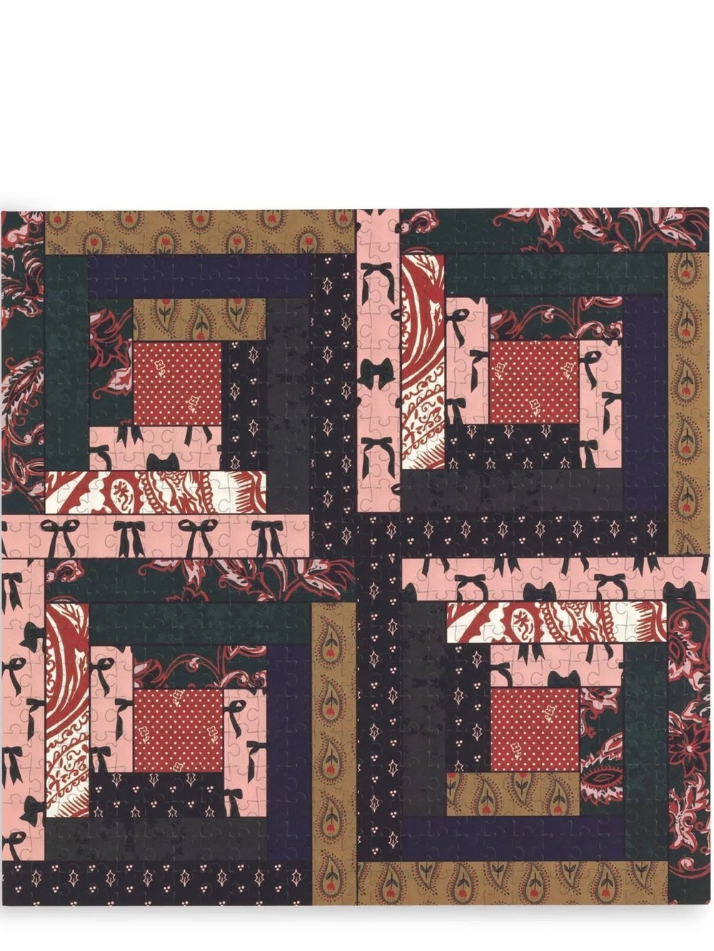 Vera Bradley Puzzle - Paisley Key Patchwork - NEW - 500 pieces